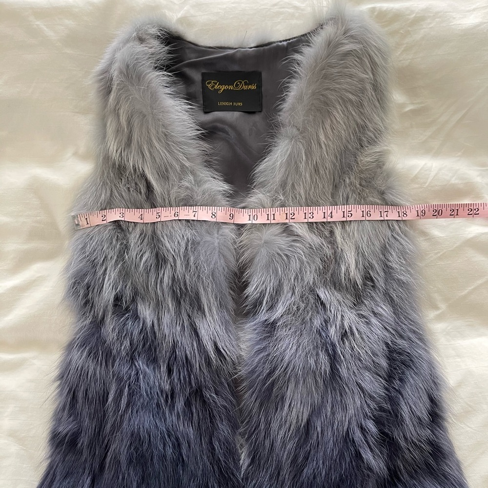 Racoon fur vest - Picture 6 of 7
